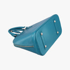 Louis Vuitton Alma PM Cyan Epi Handbag — view 7