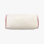 Gucci GG Supreme Tattoo Print Heart Charm White Keychain — view 3