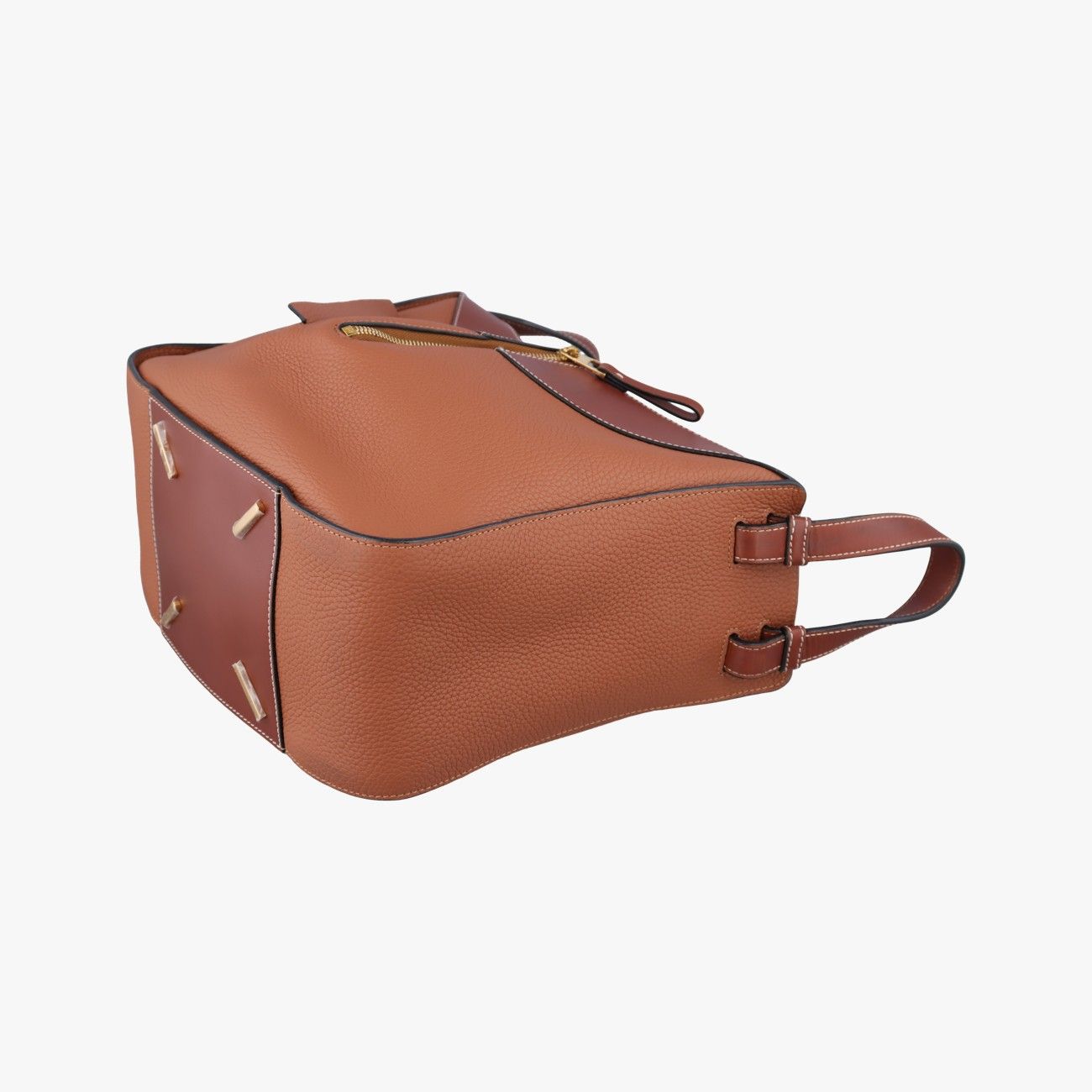 Loewe Hammock Brown Leather Shoulder Bag — view 4