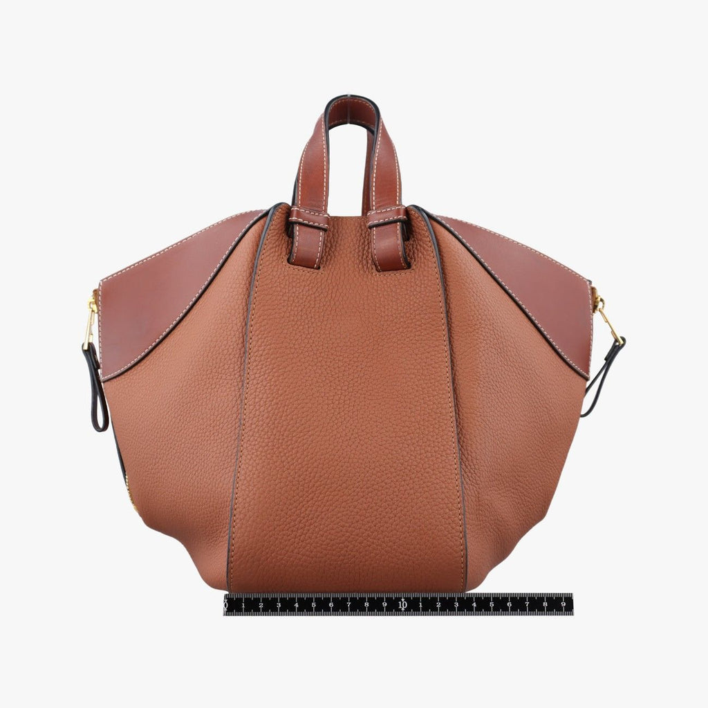 Loewe Hammock Brown Leather Shoulder Bag — view 2