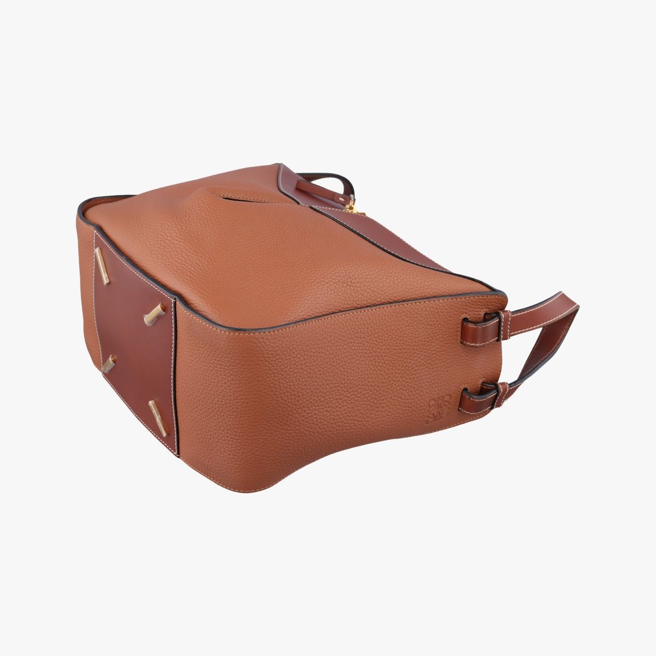 Loewe Hammock Brown Leather Shoulder Bag — view 6