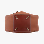 Loewe Hammock Brown Leather Shoulder Bag — view 3