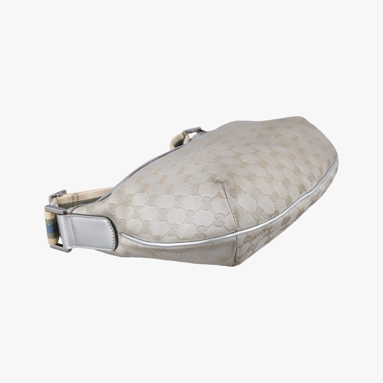 Gucci Sherry Line Gray Canvas Leather — view 7