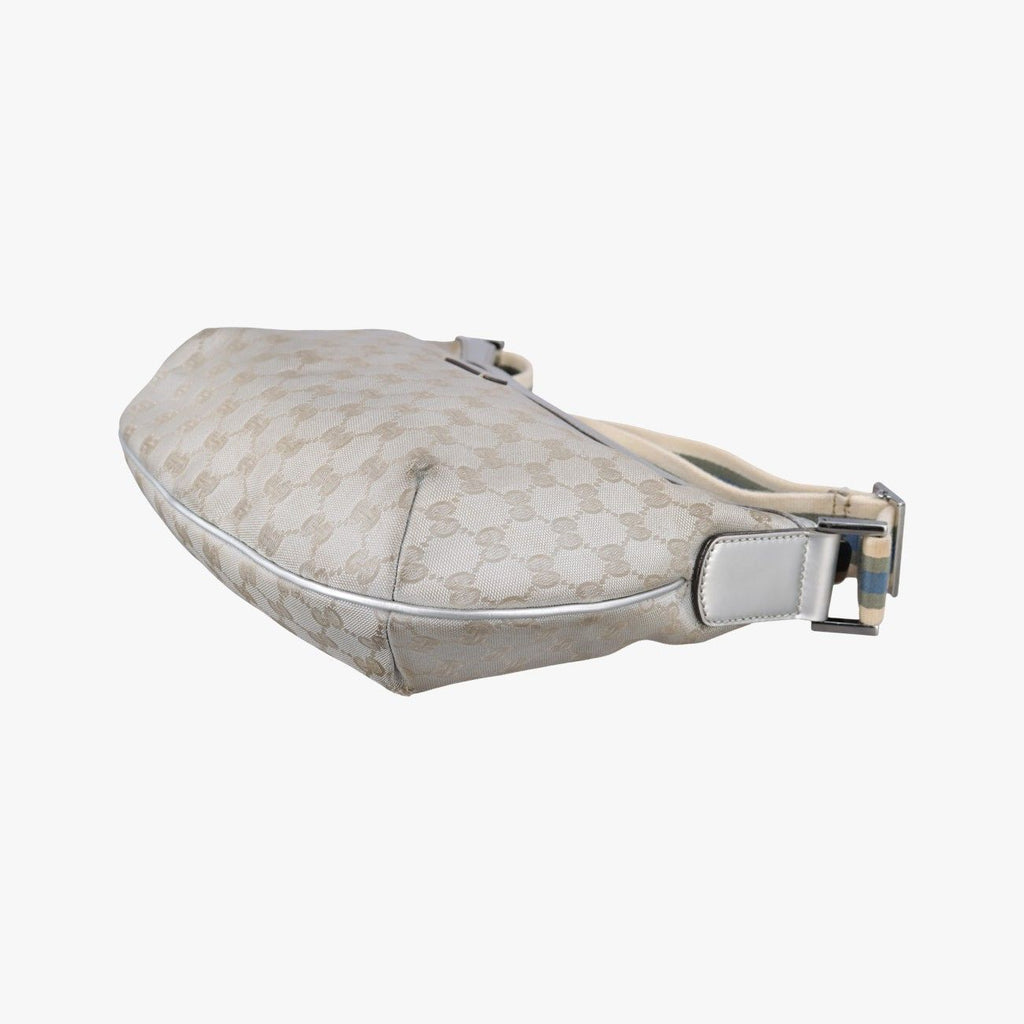 Gucci Sherry Line Gray Canvas Leather — view 4