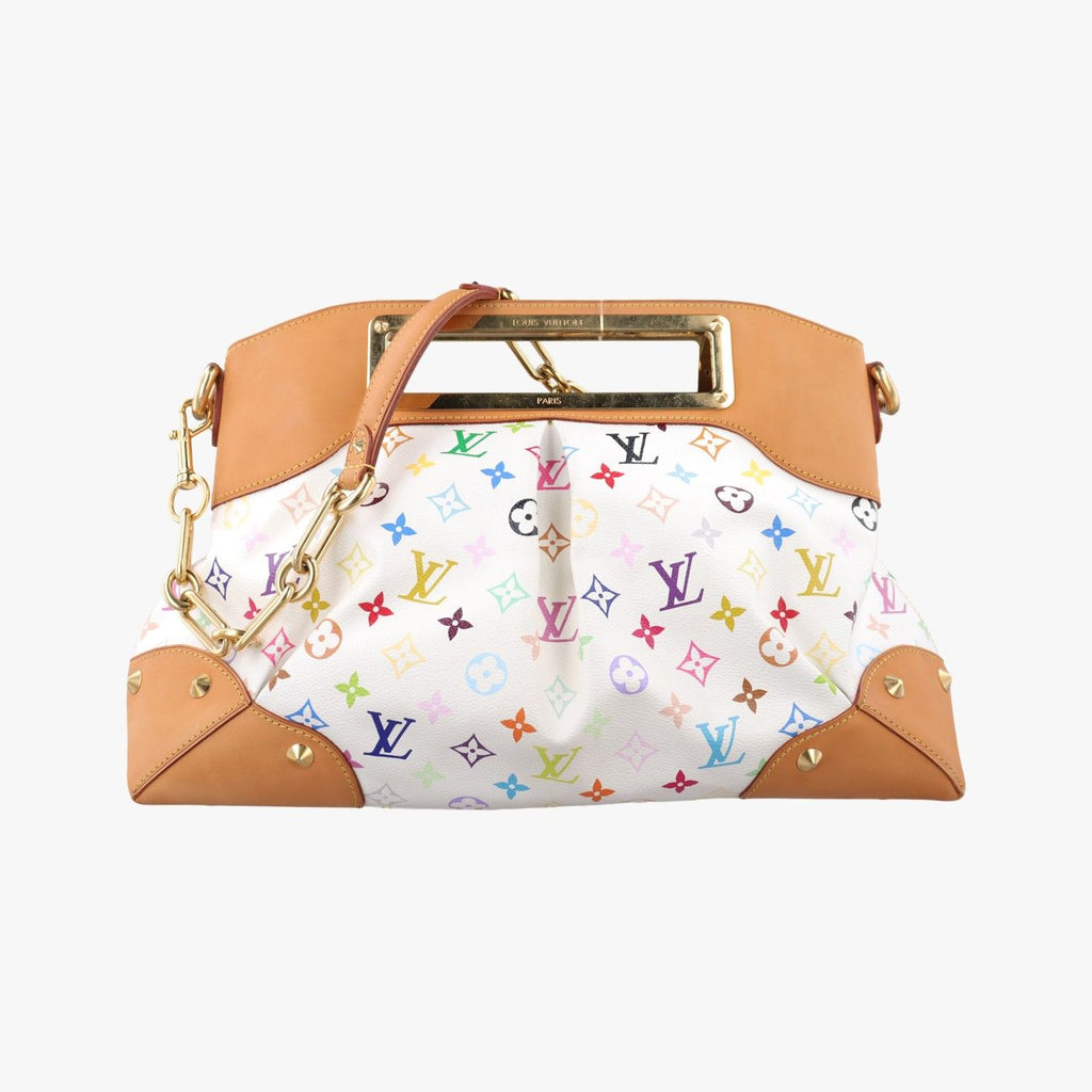 Louis Vuitton Judy MM Blanc Monogram Multicolor