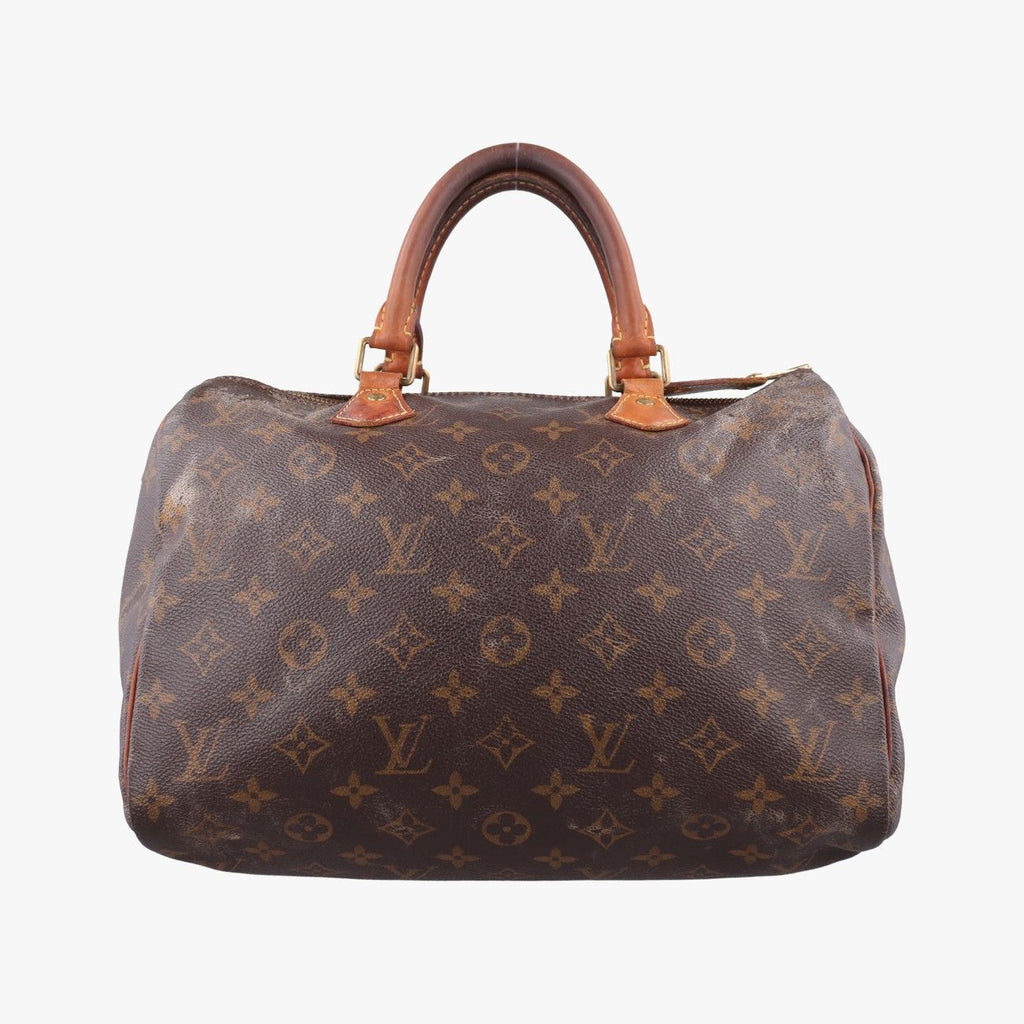 Louis Vuitton Speedy 30 Monogram Brown Canvas Handbag