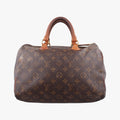 Louis Vuitton Speedy 30 Monogram Brown Canvas Handbag