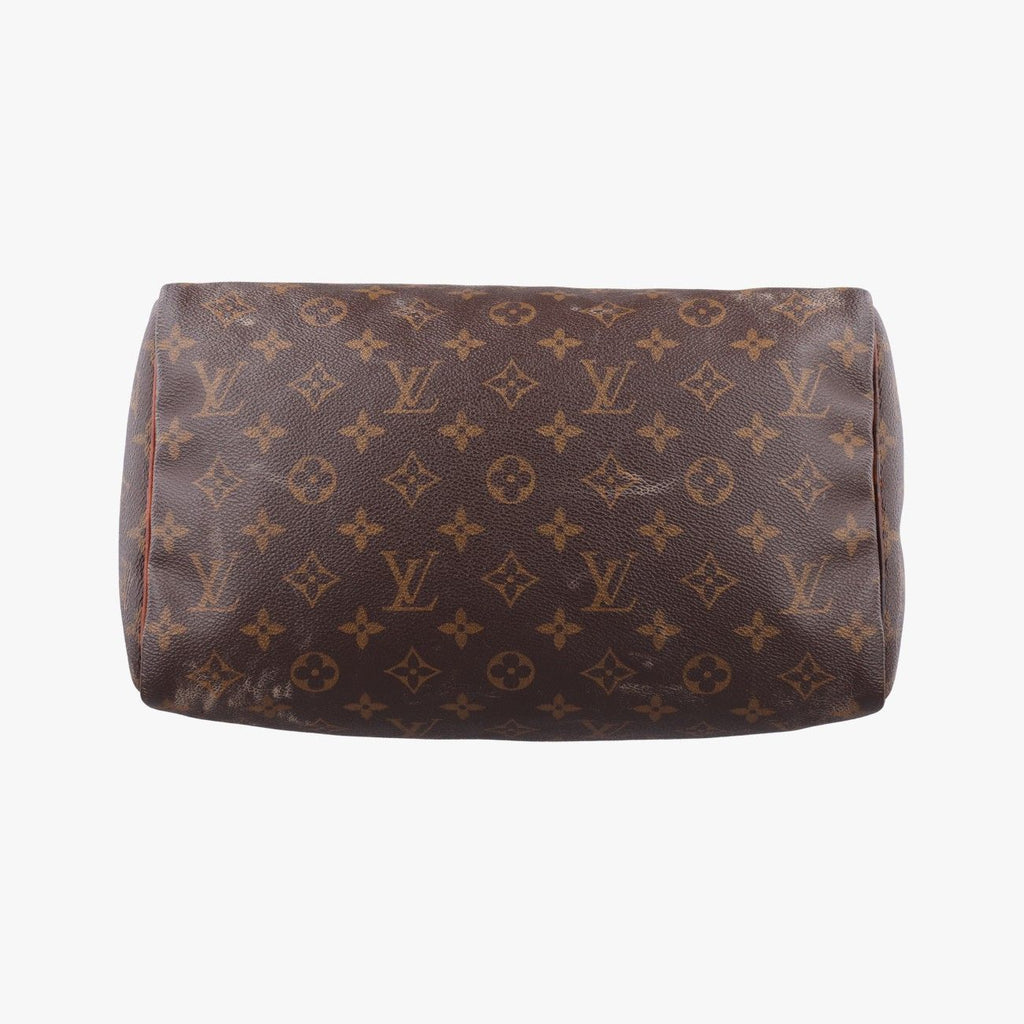 Louis Vuitton Speedy 30 Monogram Brown Canvas Handbag — view 3