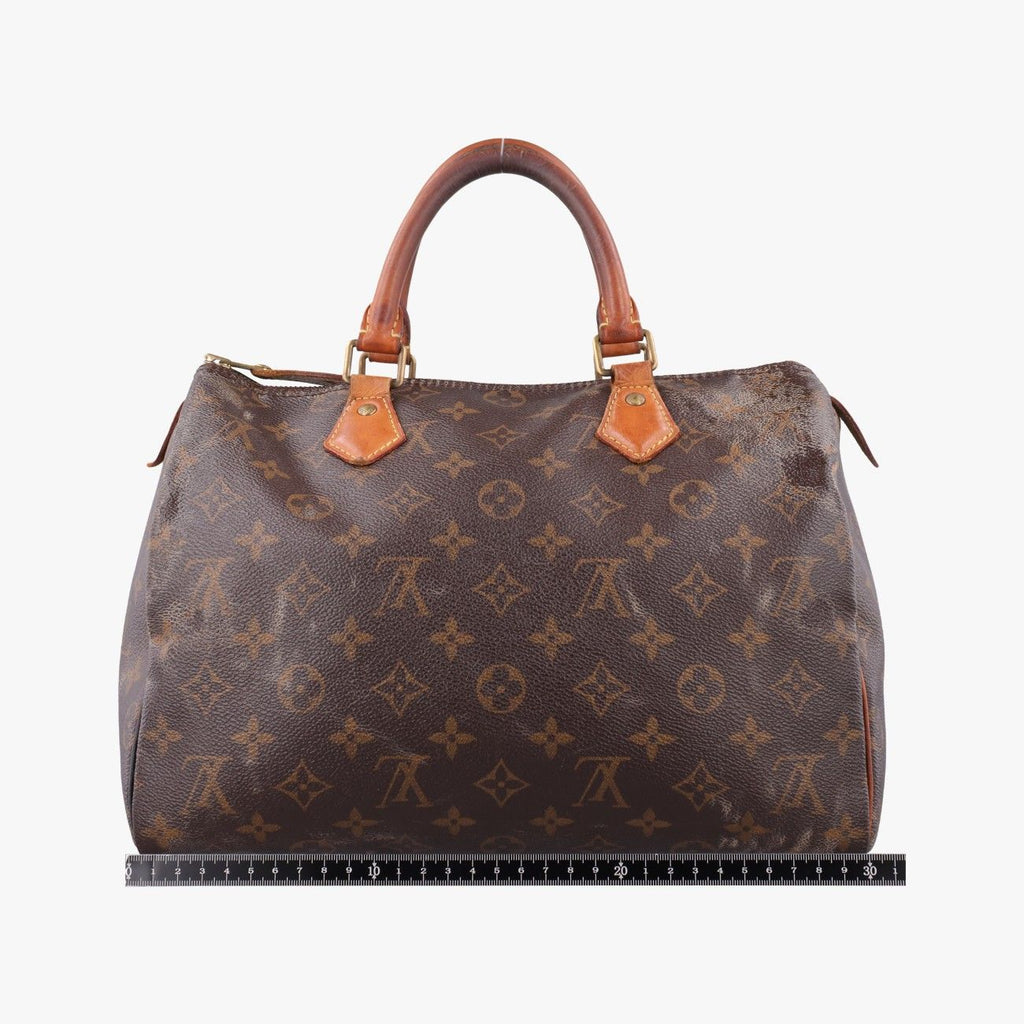 Louis Vuitton Speedy 30 Monogram Brown Canvas Handbag — view 2
