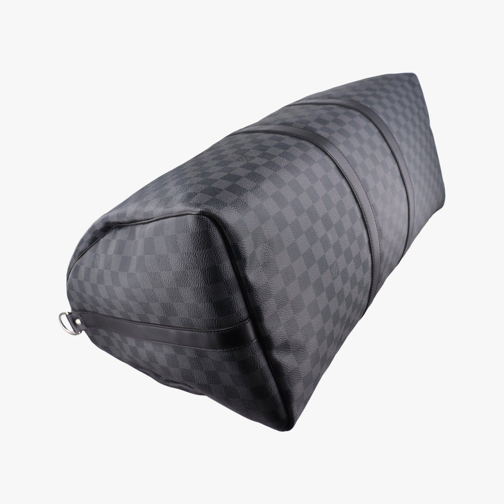 Louis Vuitton Keepall Bandouliere 45 Noir Damier Graphite — view 7