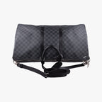 Louis Vuitton Keepall Bandouliere 45 Noir Damier Graphite — view 8