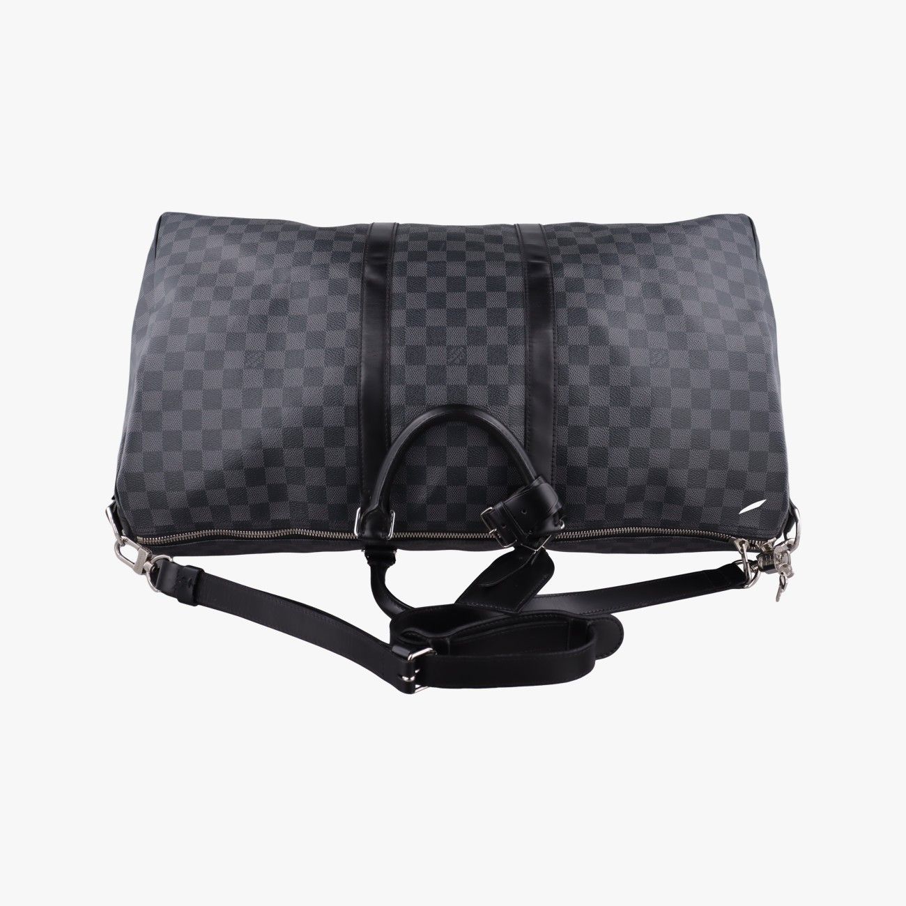 Louis Vuitton Keepall Bandouliere 45 Noir Damier Graphite — view 8