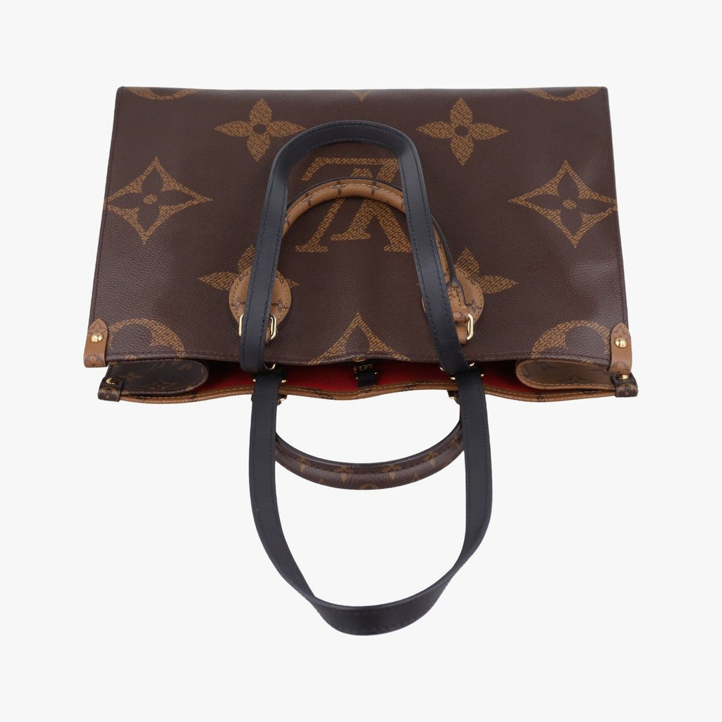 Louis Vuitton On The Go MM Monogram Brown Canvas Tote Bag — view 8