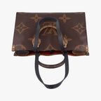 Louis Vuitton On The Go MM Monogram Brown Canvas Tote Bag — view 8