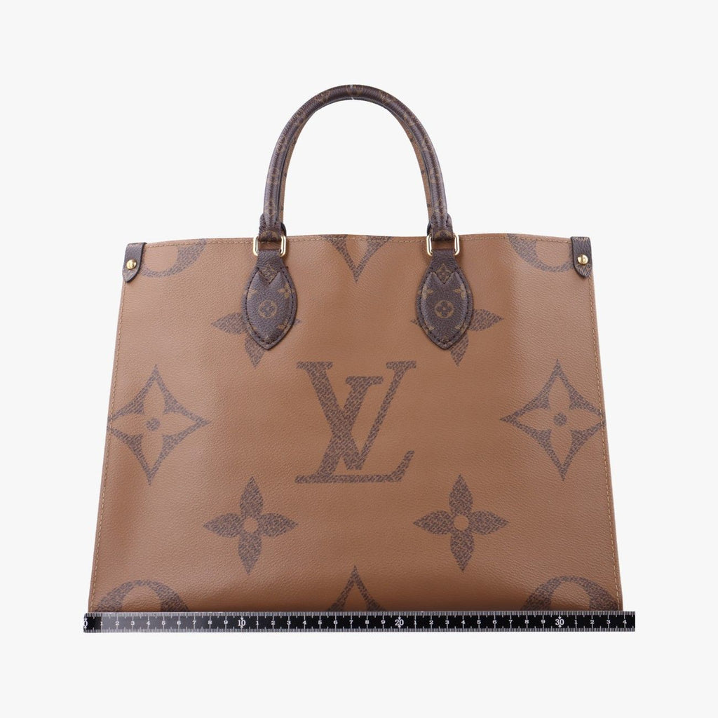 Louis Vuitton On The Go MM Monogram Brown Canvas Tote Bag — view 2