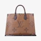 Louis Vuitton On The Go MM Monogram Brown Canvas Tote Bag — view 2