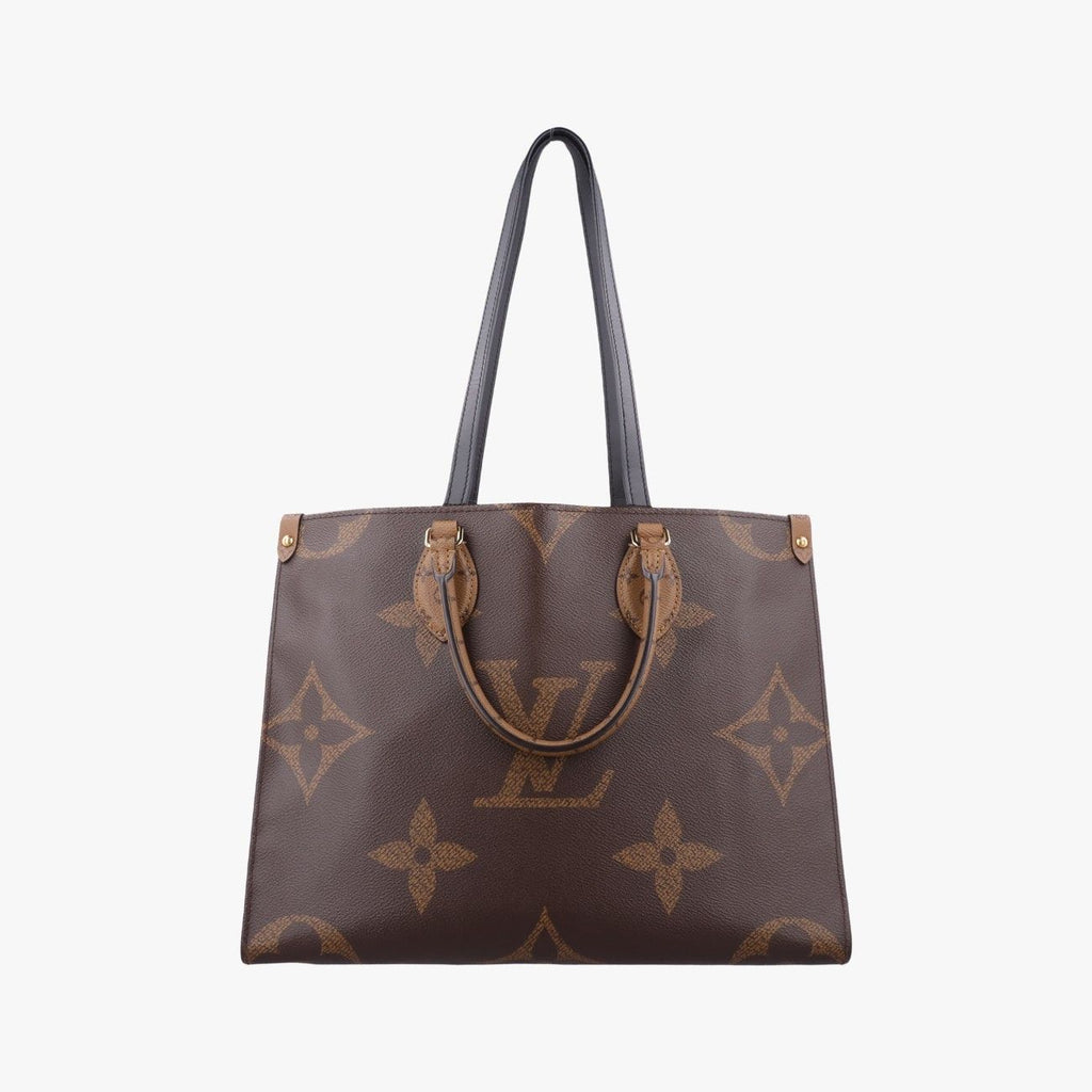 Louis Vuitton On The Go MM Monogram Brown Canvas Tote Bag