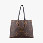 Louis Vuitton On The Go MM Monogram Brown Canvas Tote Bag