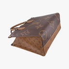 Louis Vuitton On The Go MM Monogram Brown Canvas Tote Bag — view 5