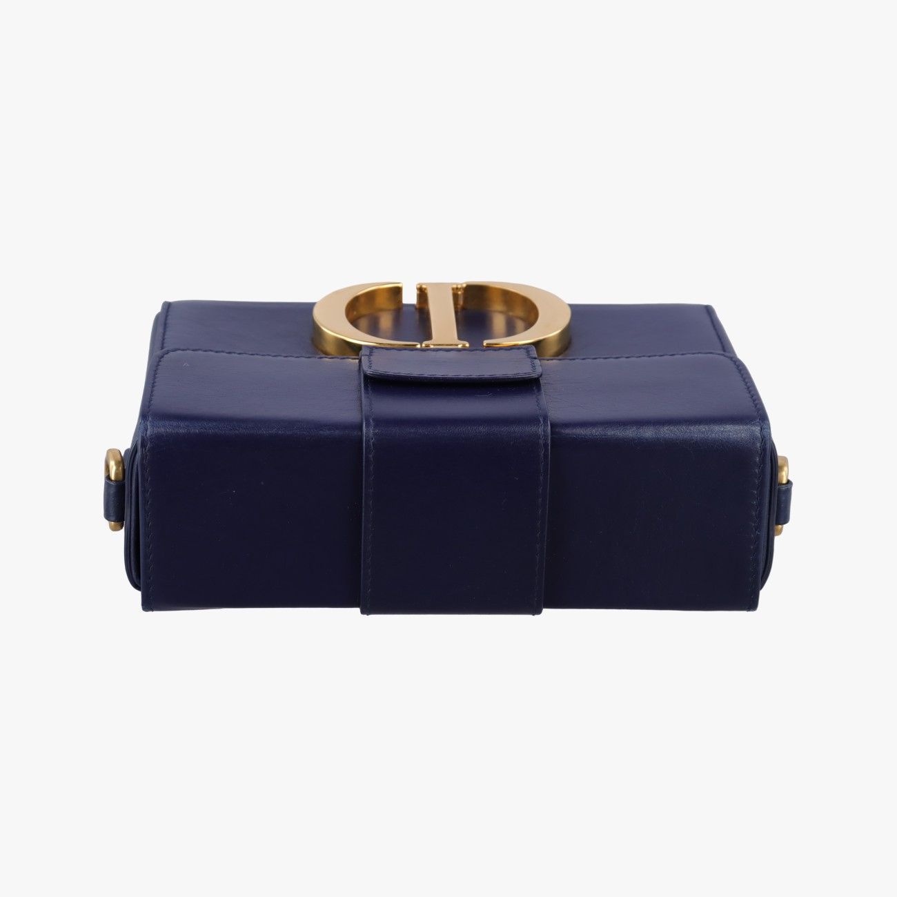 Dior 30 Montaigne Navy Leather Handbag — view 8