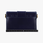 Dior 30 Montaigne Navy Leather Handbag — view 2