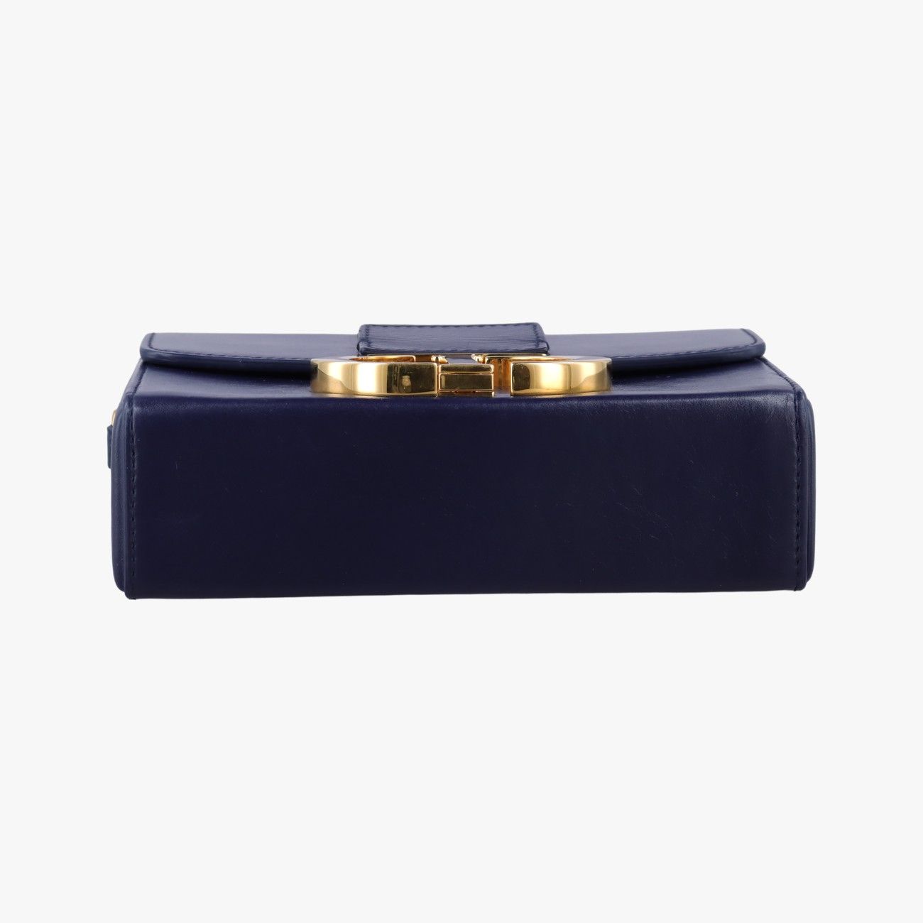 Dior 30 Montaigne Navy Leather Handbag — view 3
