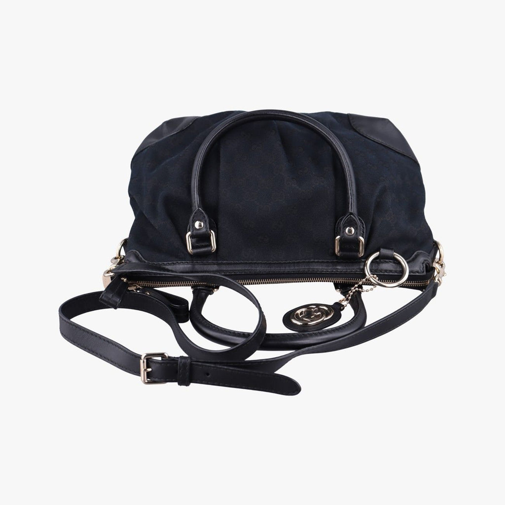 Gucci Sookie Black Canvas Leather — view 8