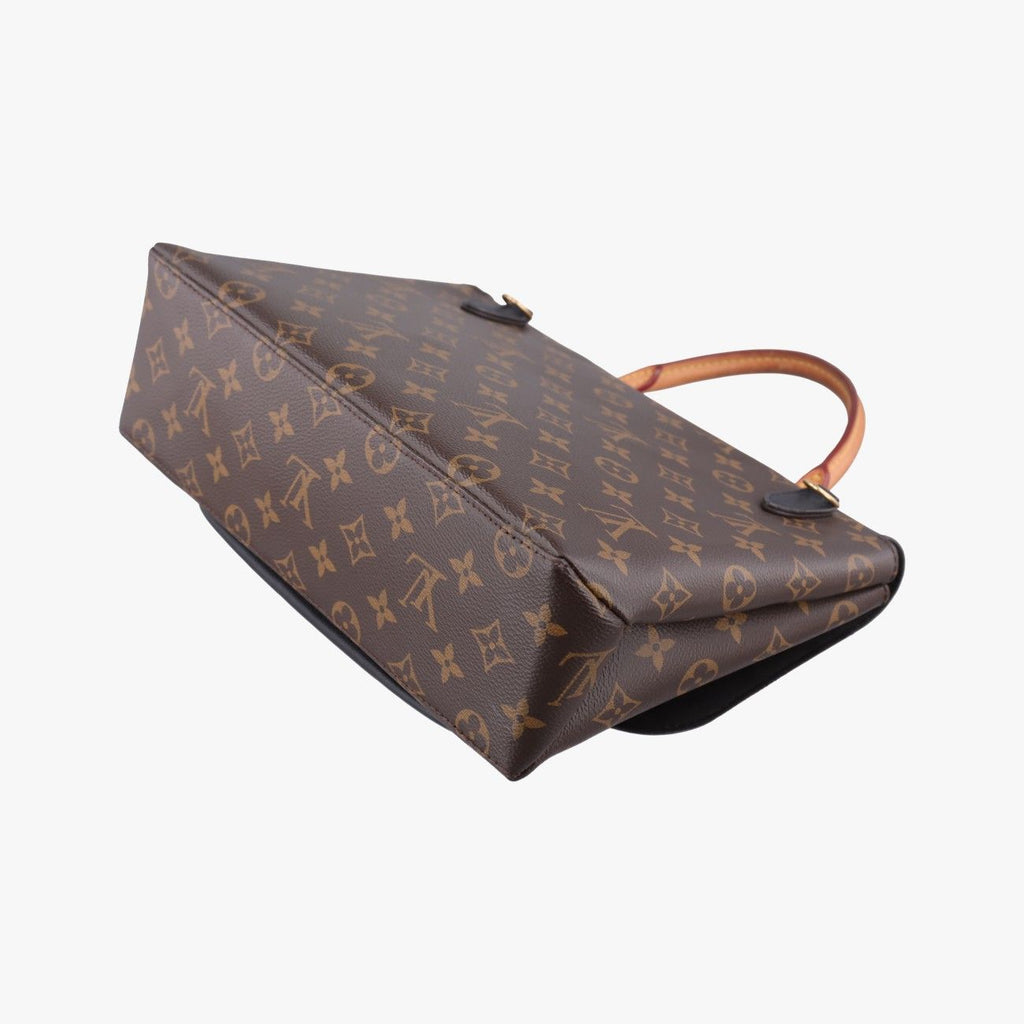 Louis Vuitton Marignan Monogram Brown Black Canvas Calfskin — view 6