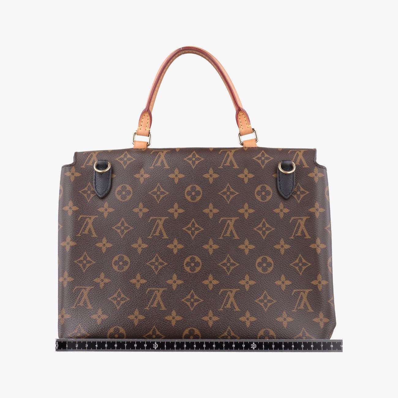 Louis Vuitton Marignan Monogram Brown Black Canvas Calfskin — view 2