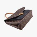 Louis Vuitton Marignan Monogram Brown Black Canvas Calfskin — view 5