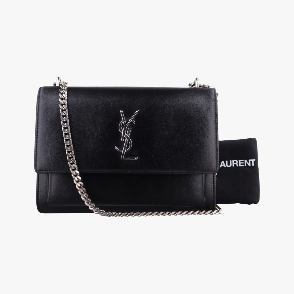 Saint Laurent Sunset Black Leather