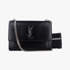 Saint Laurent Sunset Black Leather
