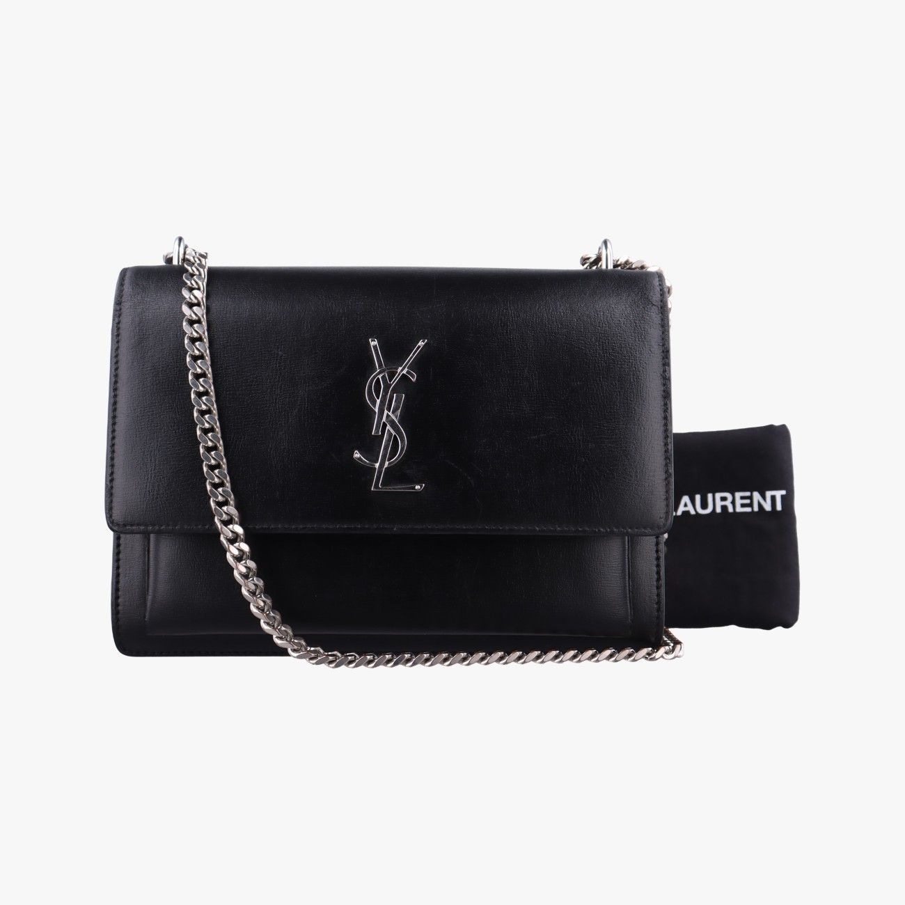 Saint Laurent Sunset Black Leather