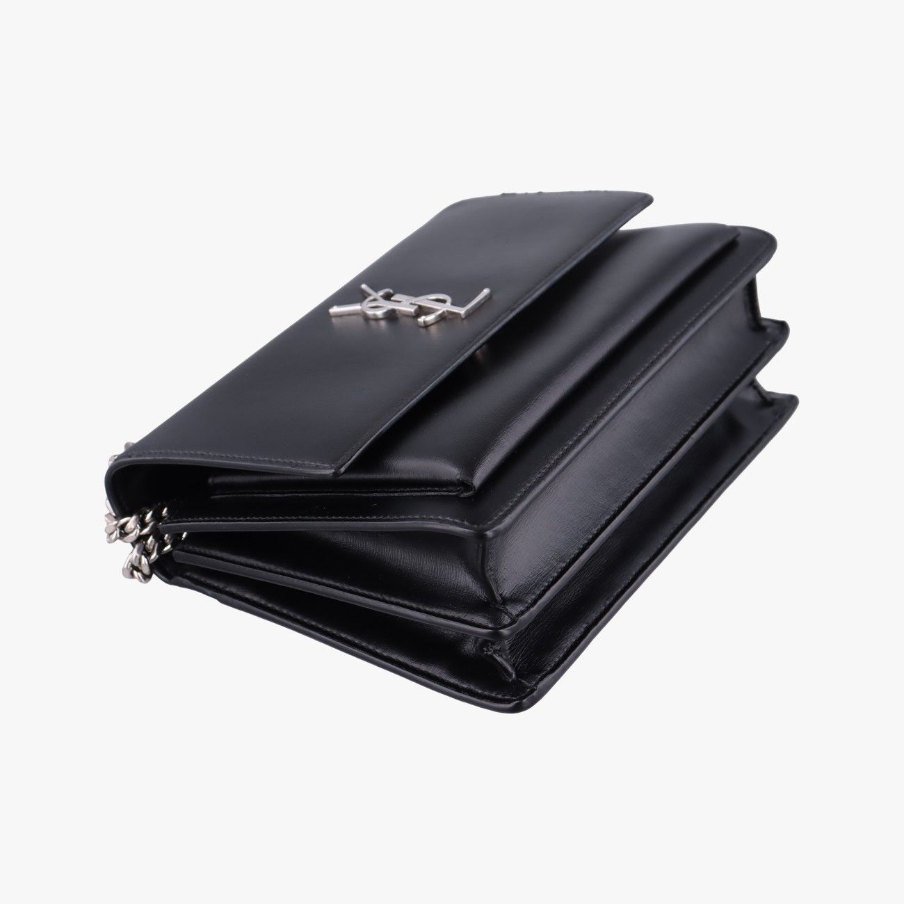Saint Laurent Sunset Black Leather — view 5