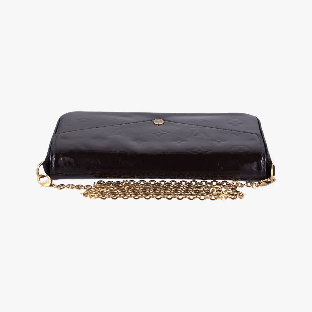 Louis Vuitton Pochette Felicie Amarante Vernis — view 8
