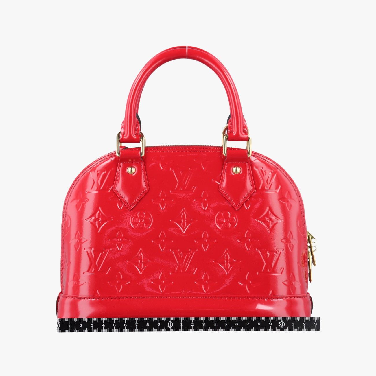 Louis Vuitton Alma BB Three Vernis Handbag — view 2