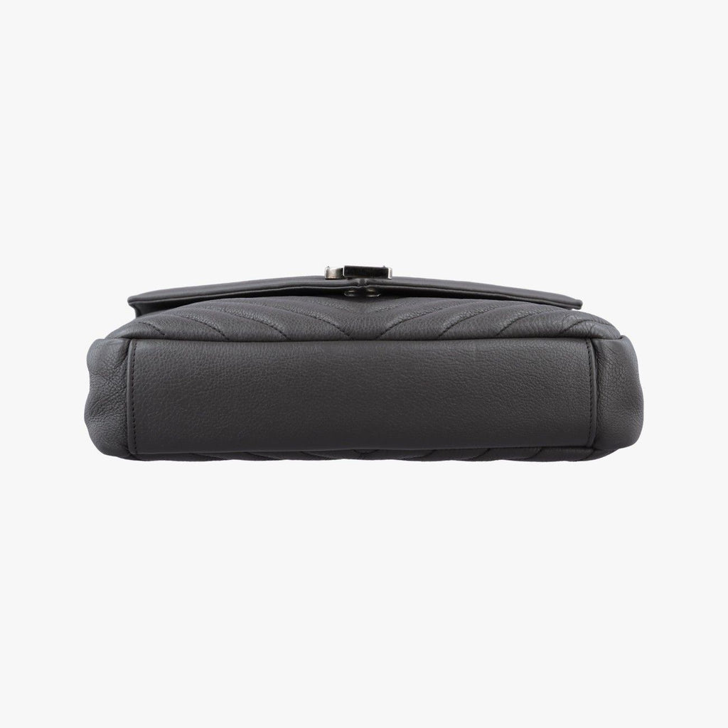 Saint Laurent Carre Gray Leather — view 3