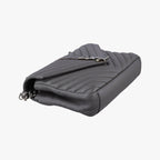 Saint Laurent Carre Gray Leather — view 5