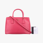 Prada Galleria Pink Saffiano Leather