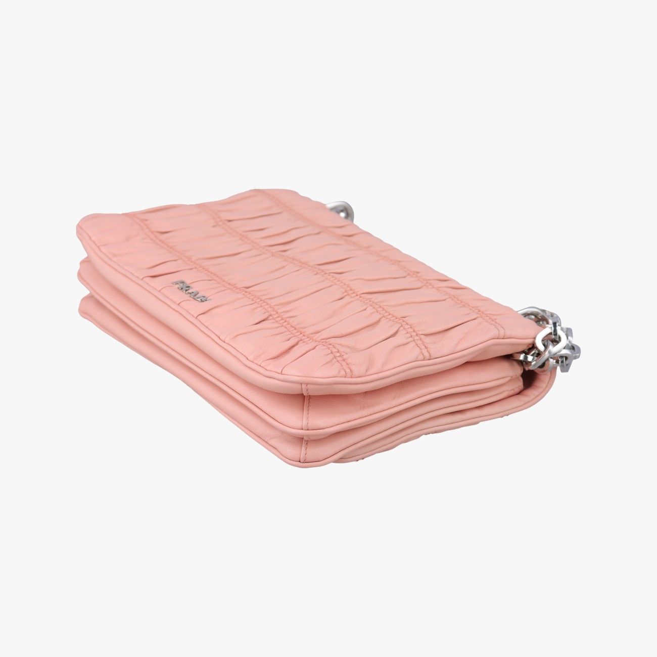 Prada Fuoco Nappa Gaufre Pink Leather — view 6