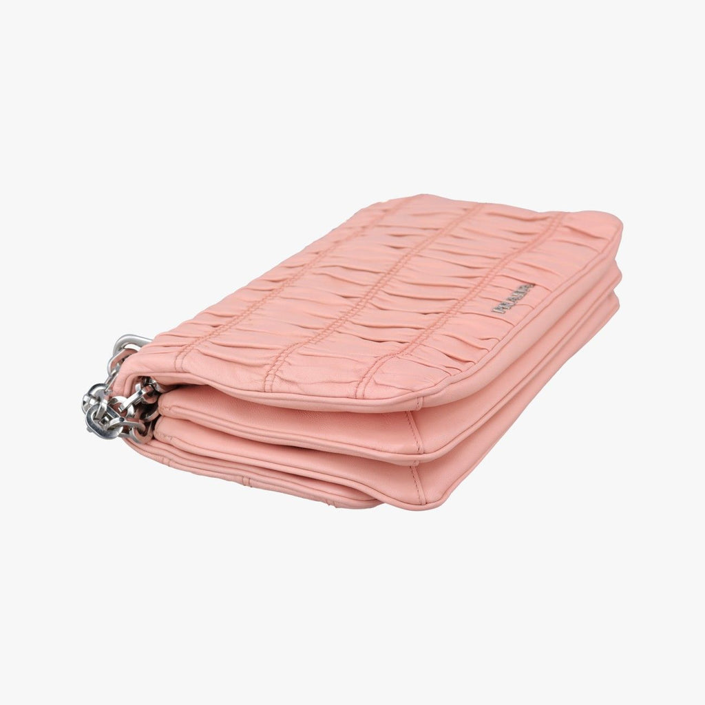 Prada Fuoco Nappa Gaufre Pink Leather — view 7