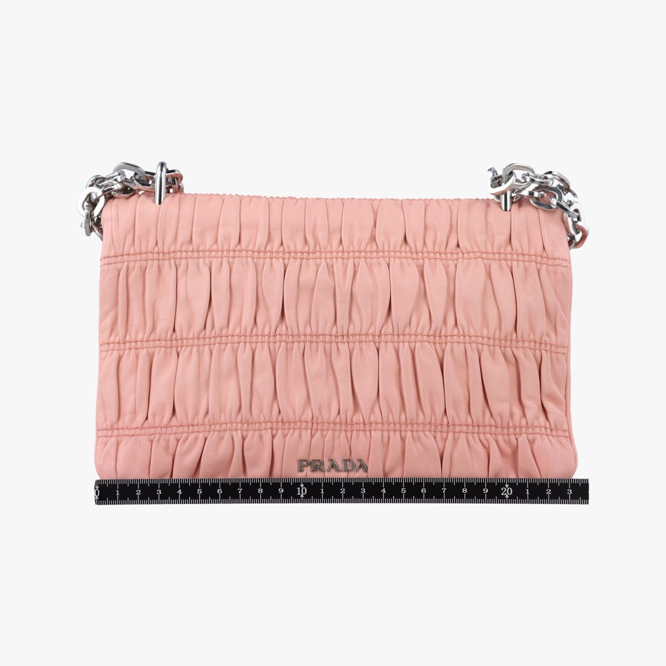 Prada Fuoco Nappa Gaufre Pink Leather — view 2