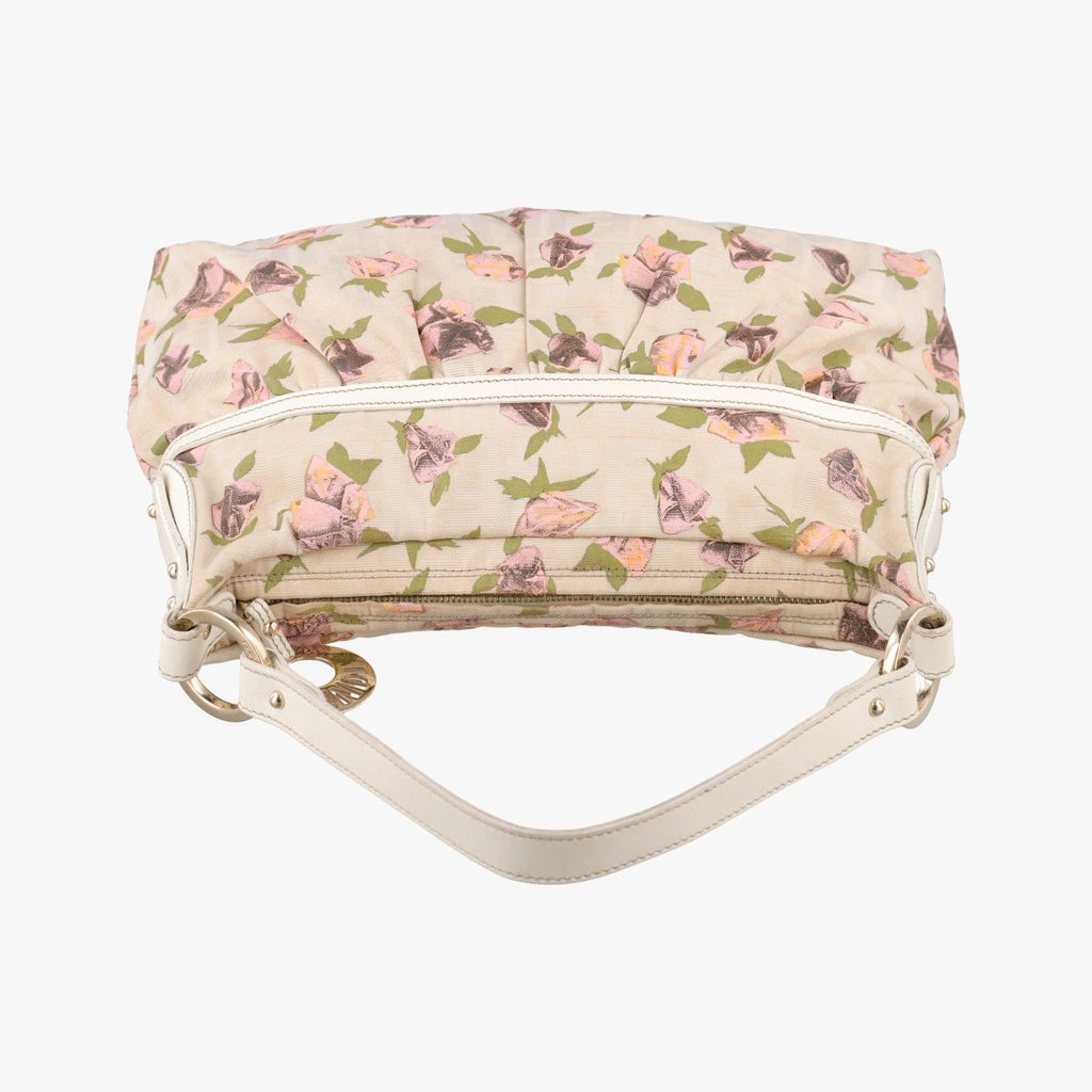 Fendi Zucca Print Chef Perforated Charm Multicolor Canvas Keychain — view 8