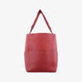 Celine Sangles Bucket Red Leather