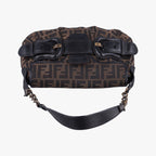Fendi B Bag Zucca Brown Black Canvas Leather — view 8
