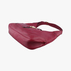 Gucci New Jackie Wine Red Leather Shoulder Bag — view 4