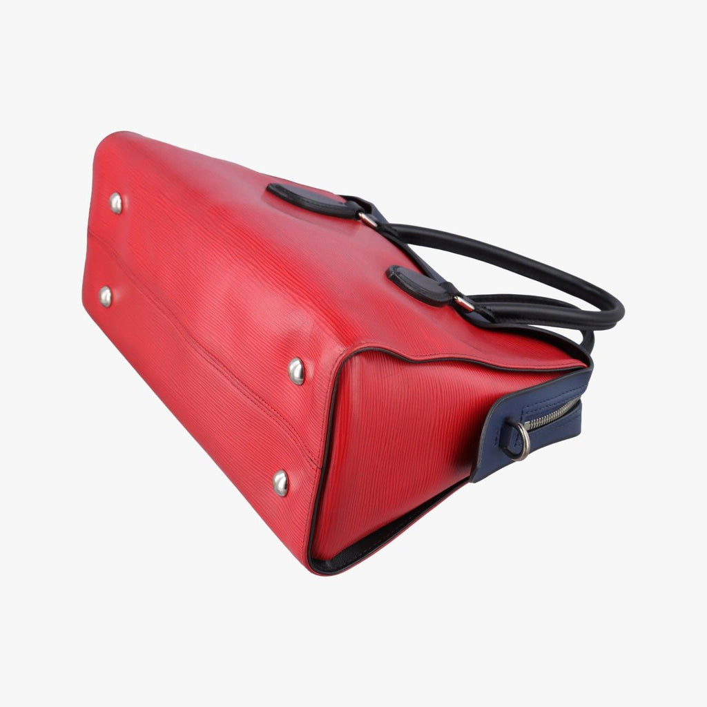 Louis Vuitton Roulis Tote Bag Red Navy — view 6
