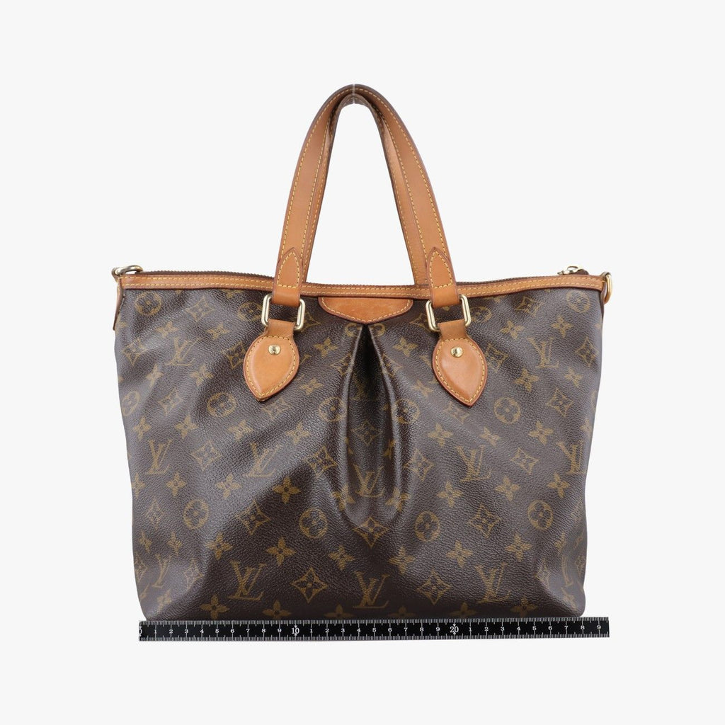 Louis Vuitton Palermo PM Monogram Brown Canvas Tote Bag — view 2