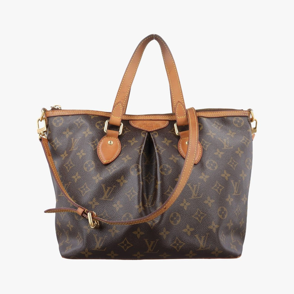 Louis Vuitton Palermo PM Monogram Brown Canvas Tote Bag