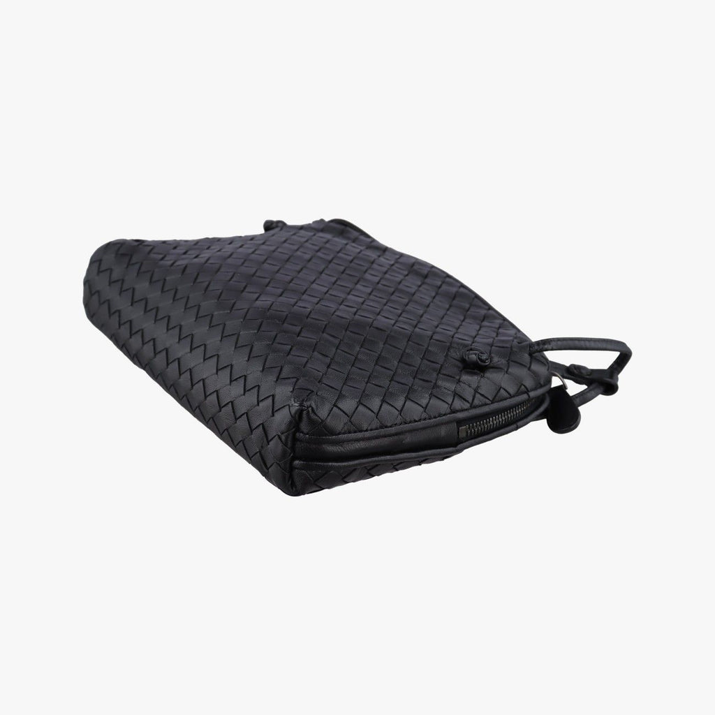 Bottega Veneta Nodini Intrecciato Black Lambskin — view 6